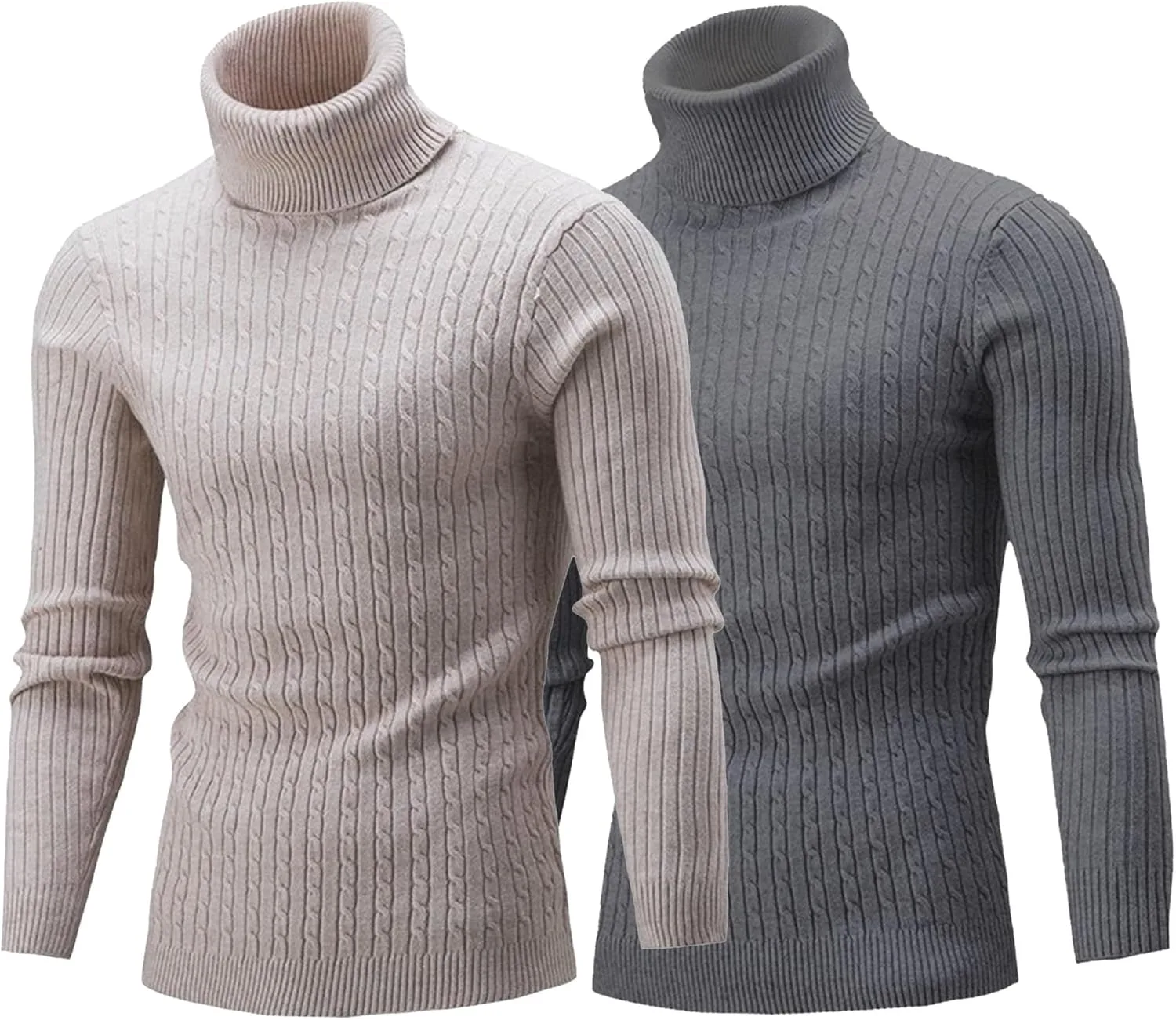 

Толстовка DGHM-JLMY с высоким воротником и ребристым узором