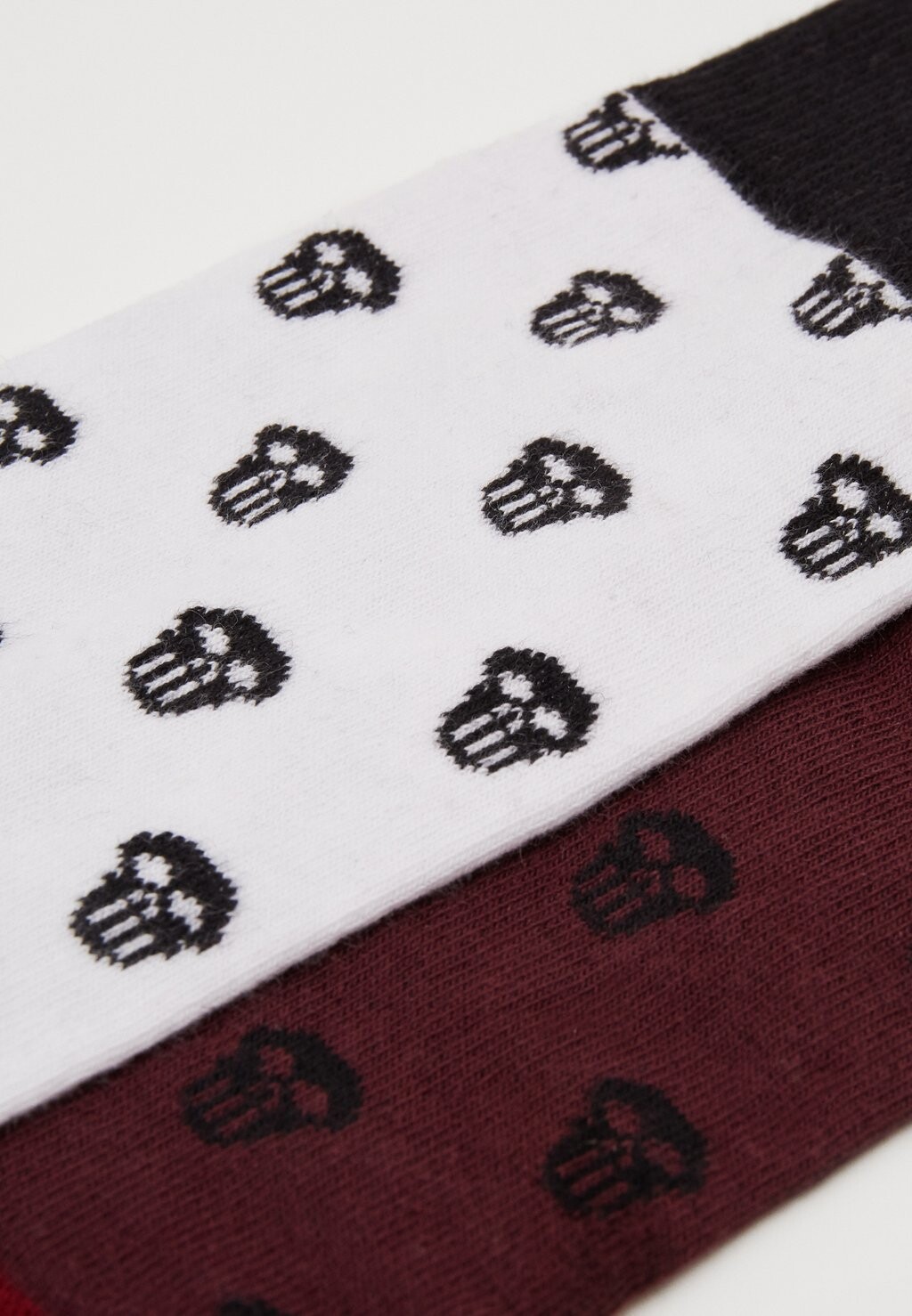 

Носки SKULL ALLOVER 2 PACK Urban Classics, цвет Cherry/White