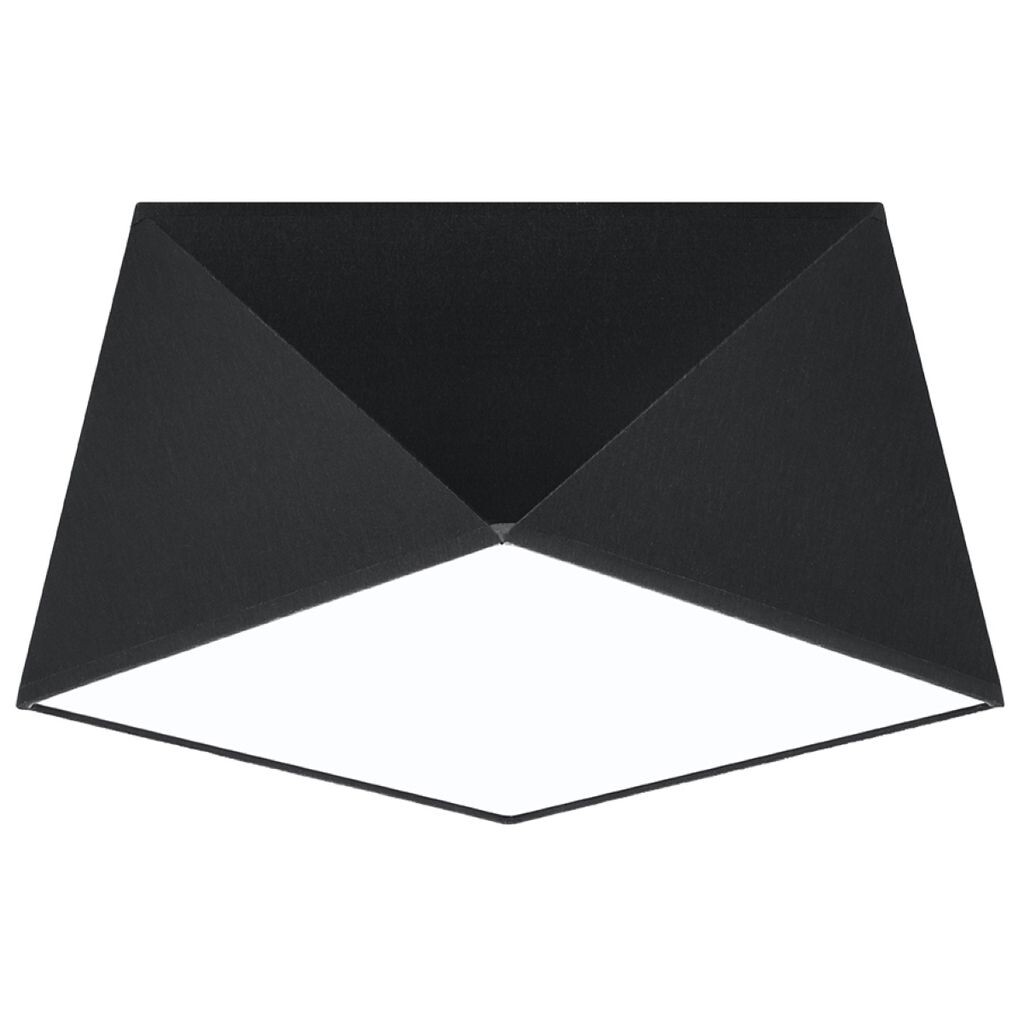 

Потолочный светильник HEXA 25 черный 1xE27 60Вт ПВХ 15x25x25см Sollux Lighting