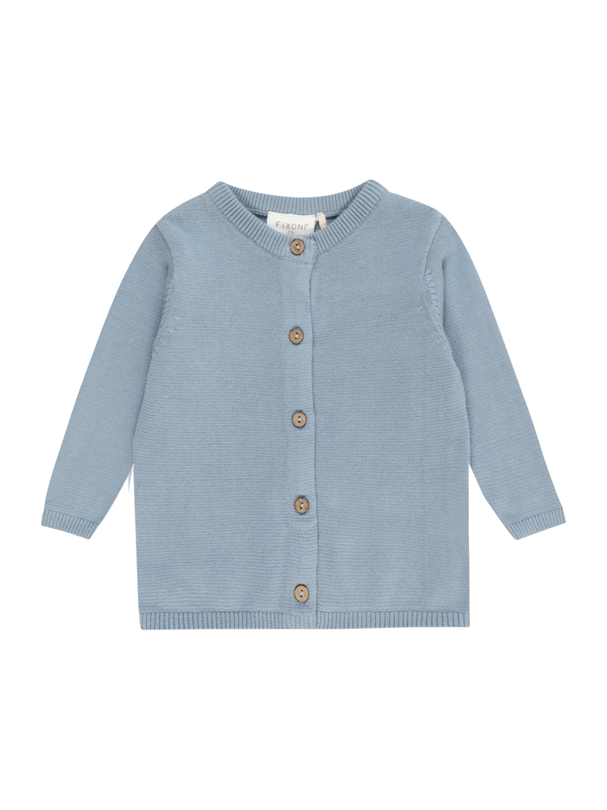 

Fixoni Вязаный кардиган в дымчато-голубом цвете