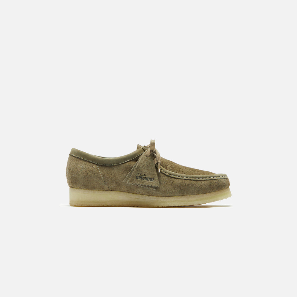 

Ботинки Clarks Wallabee, цвет Pale Khaki Suede