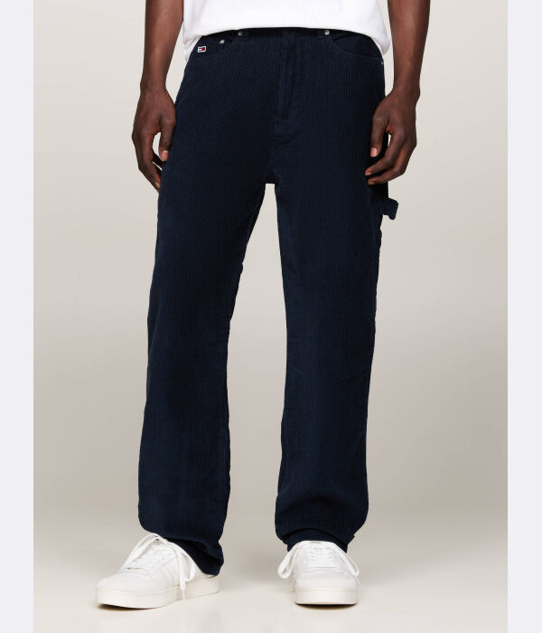 

Брюки вельветовые Tommy Jeans Relaxed Fit, синий