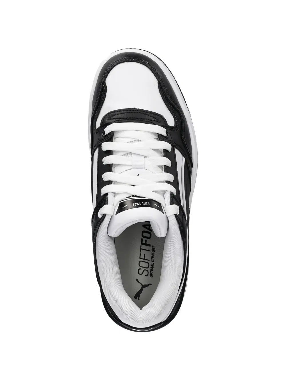 Кроссовки на шнуровке с вставками Puma Kids, белый — фото 4