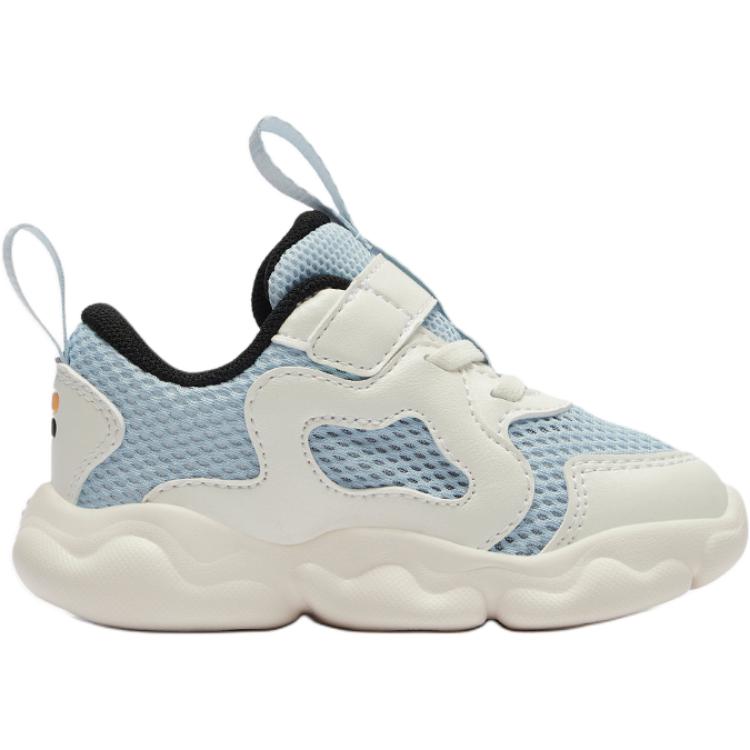 FILA KIDS Низкие противоскользящие амортизирующие туфли для малышей, синие и белые, для младенцев и малышей — фото 2