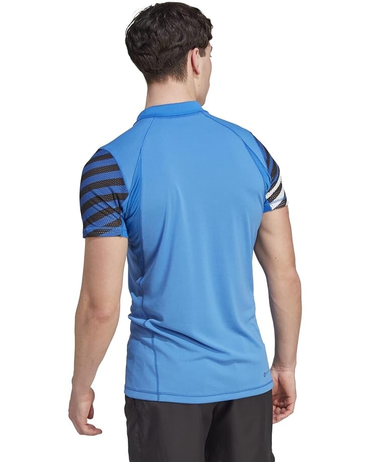 

Поло Adidas Tennis New York Heat.RDY Freelift Polo Shirt, цвет Bright Royal