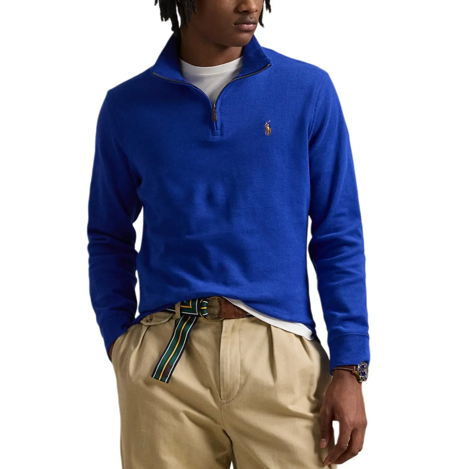 Футболка-поло SS25 мужская Polo Ralph Lauren, синий — фото 3
