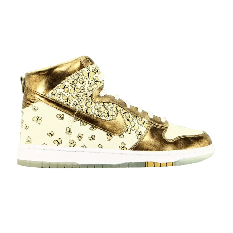 Кроссовки Nike Paule Marrot Editions x Wmns Dunk High Skinny Supreme, Aurore - Butterflies