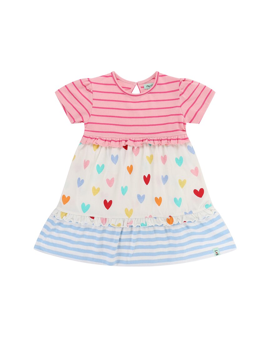 

Lilly and Sid Платье с принтом в виде сердец, мультиколор