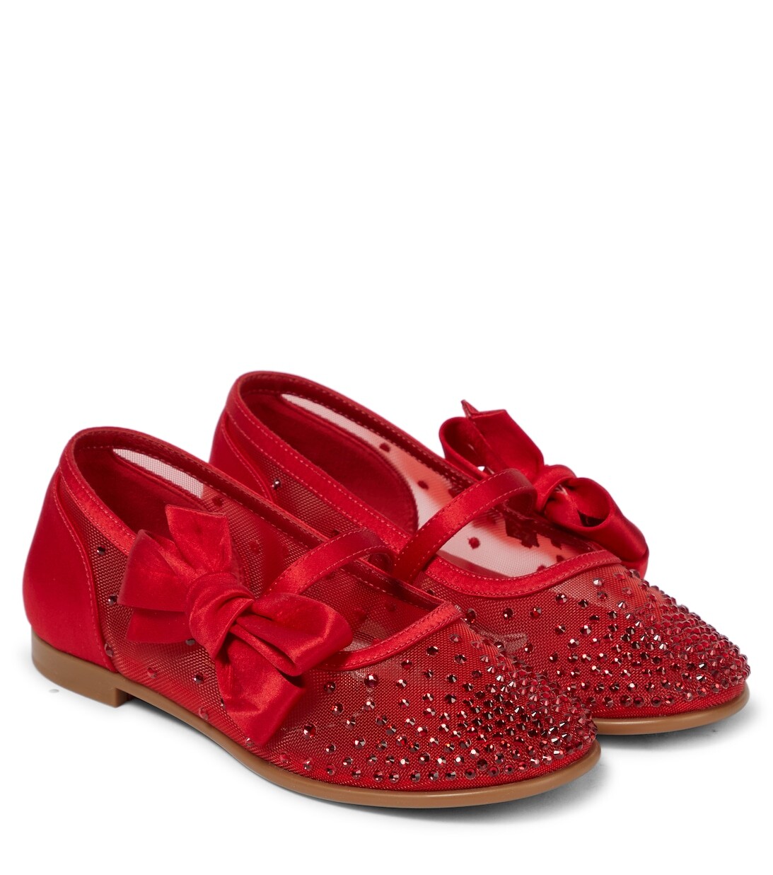 

Балетки Melodie Strass Christian Louboutin, красный