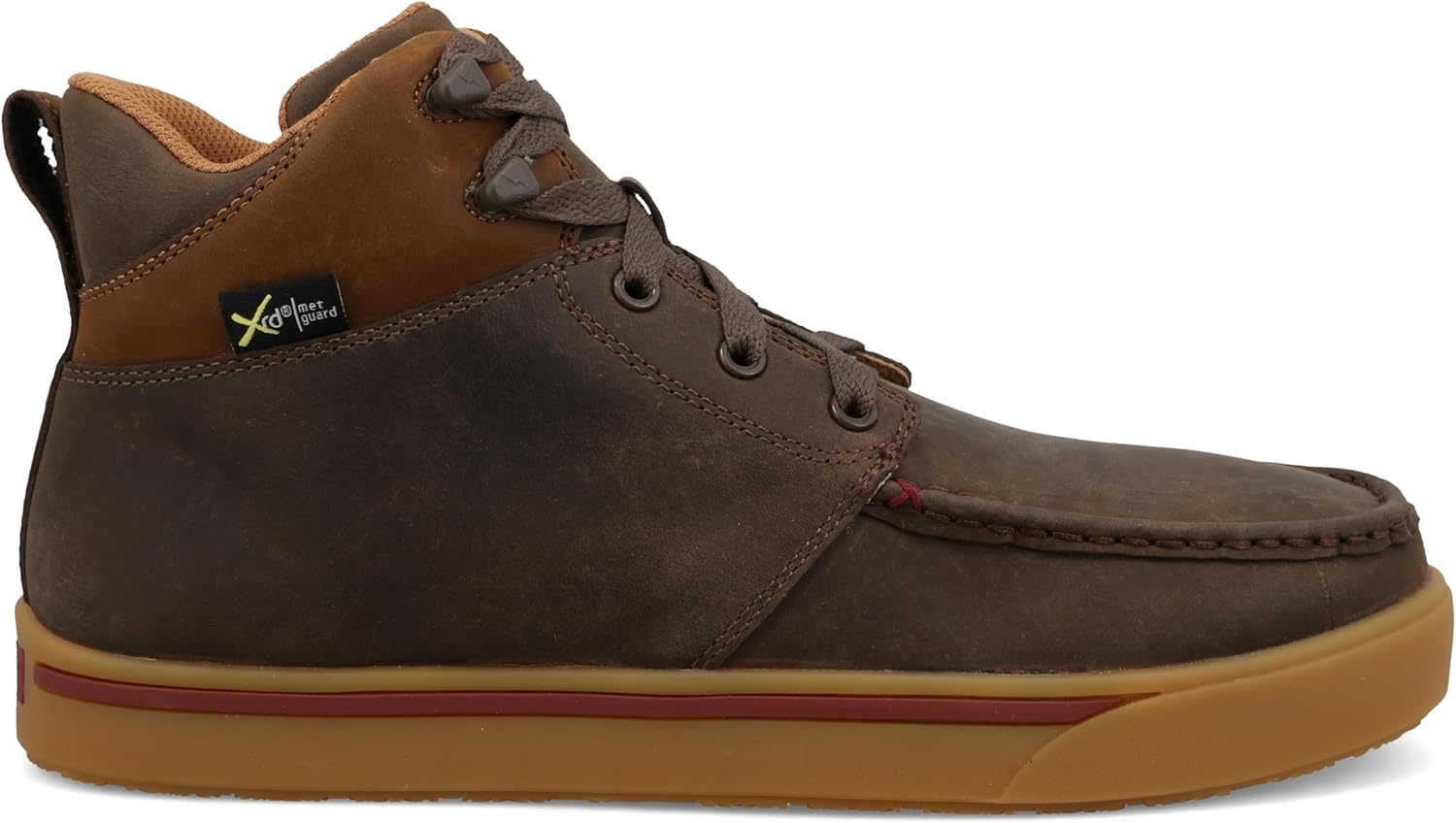 Ботинки Twisted X Men's 15 см, круглый носок, Nano Toe, Shitake/Distressed Saddle — фото 4