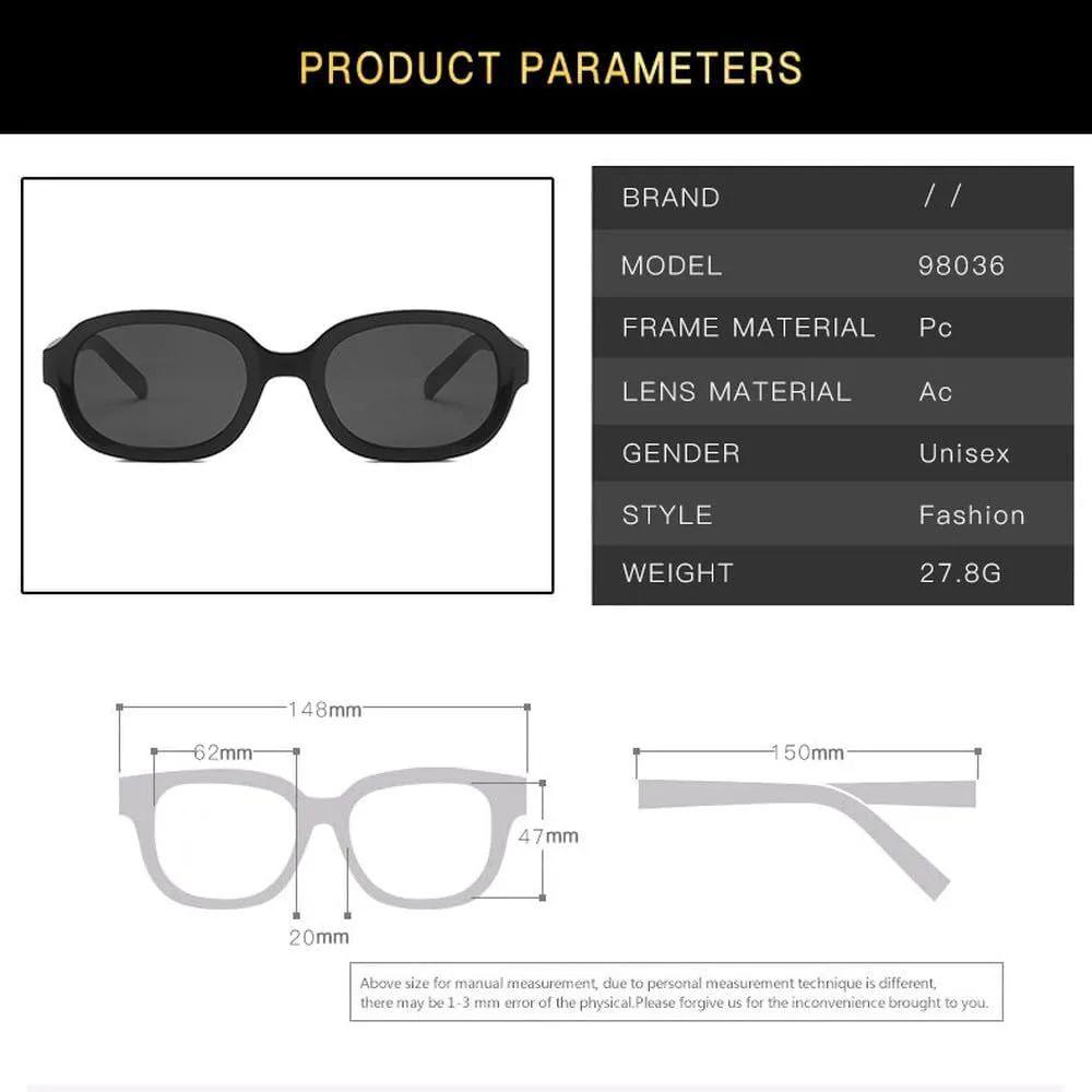 

Солнцезащитные очки для мужчин и женщин, модные, овальной формы, для активного отдыха, защита от ультрафиолета UV400, женский цвет, чайно-желтый MTZJH, One Color