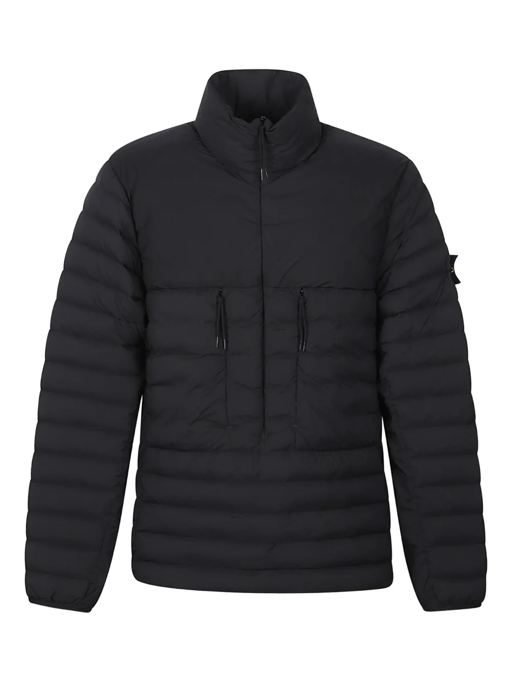 

Стеганая куртка с нашивкой-логотипом Stone Island, черный