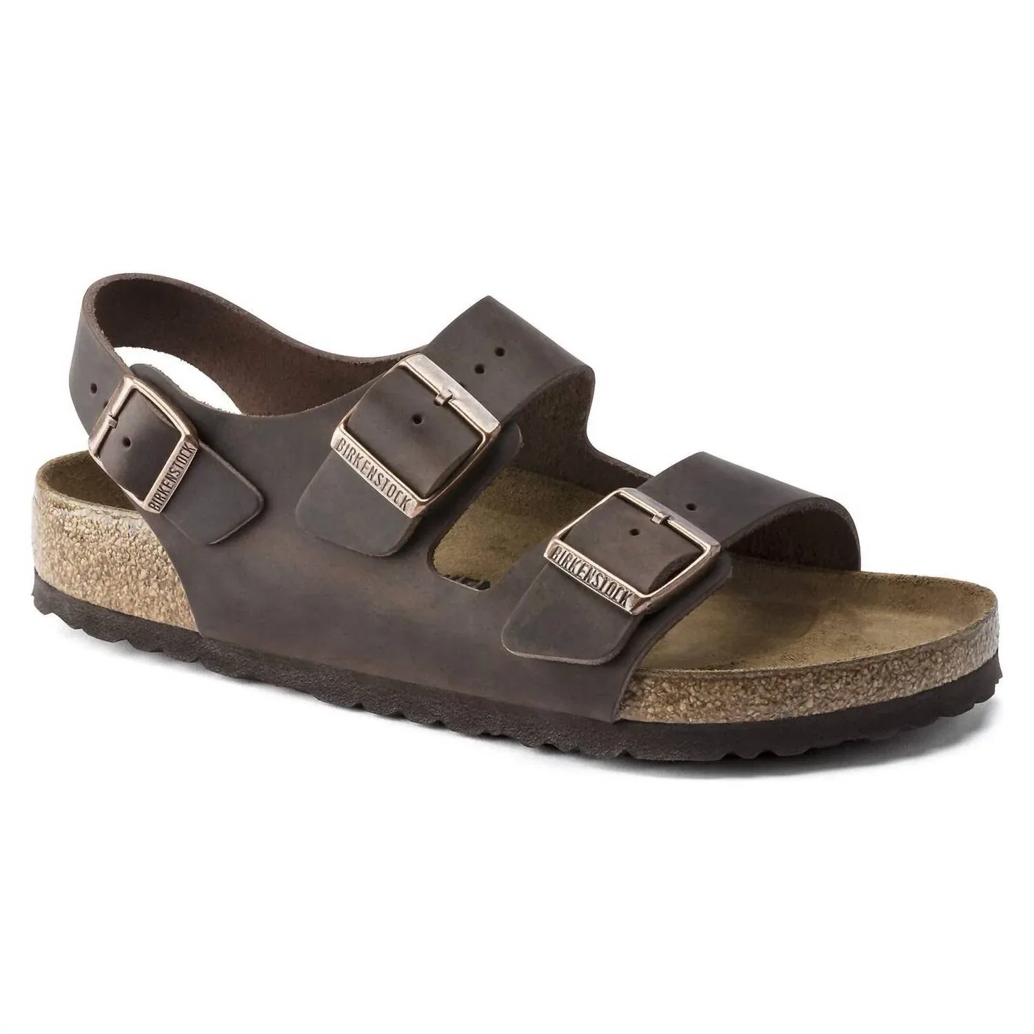 Сандалии унисекс Milano из промасленной кожи в стиле Гаваны Birkenstock, Habana