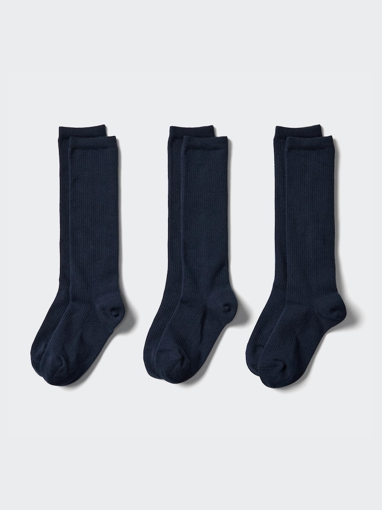 

Высокие носки/3 пары Uniqlo, синий