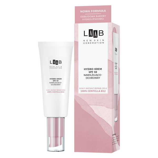 

Гидро-увлажняющий и успокаивающий крем с spf50 для лица, 40 мл Aa Lb 100% centella b12