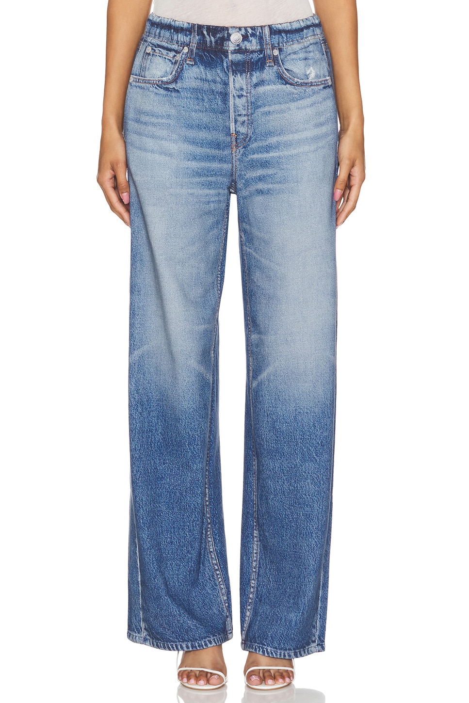 

Широкие брюки miramar Rag & Bone, цвет noosa