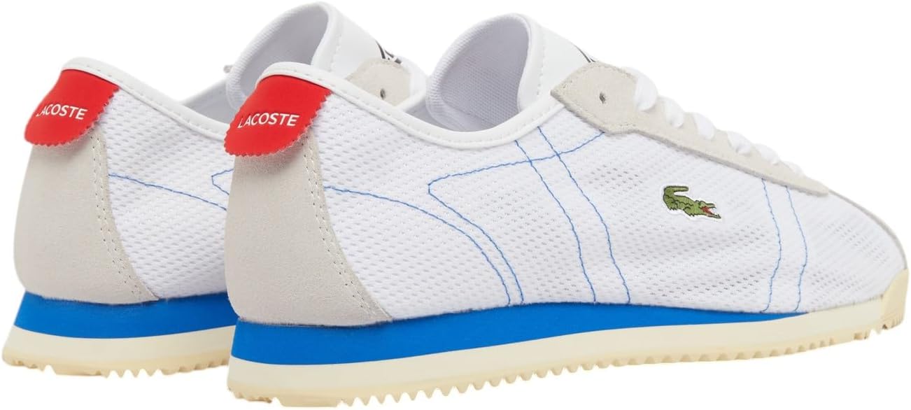Мужские кроссовки Lacoste Men's Club-Low, белый/красный/синий — фото 3