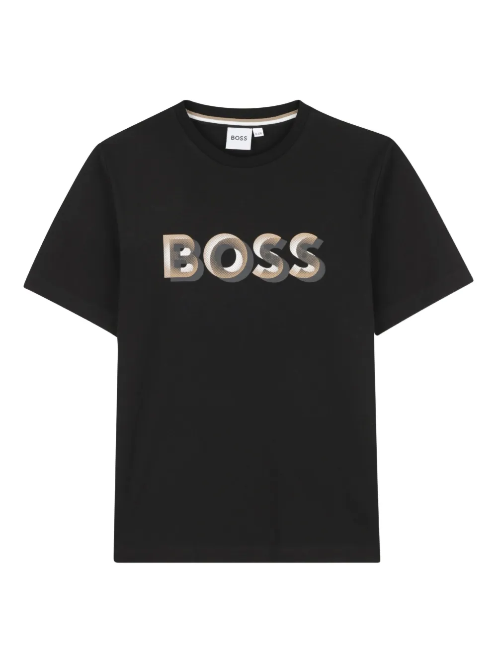 

Футболка с логотипом BOSS Kidswear, черный