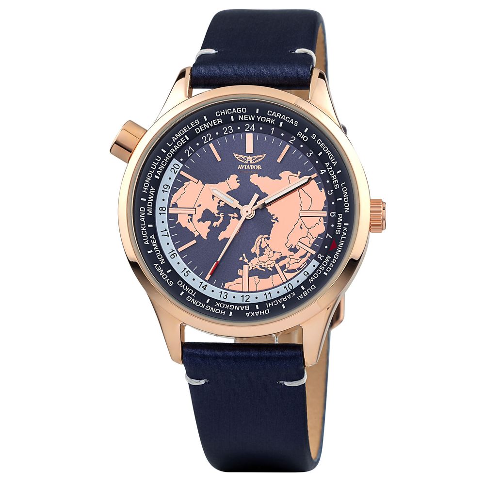 

Женские часы из розового золота Aviator Nation