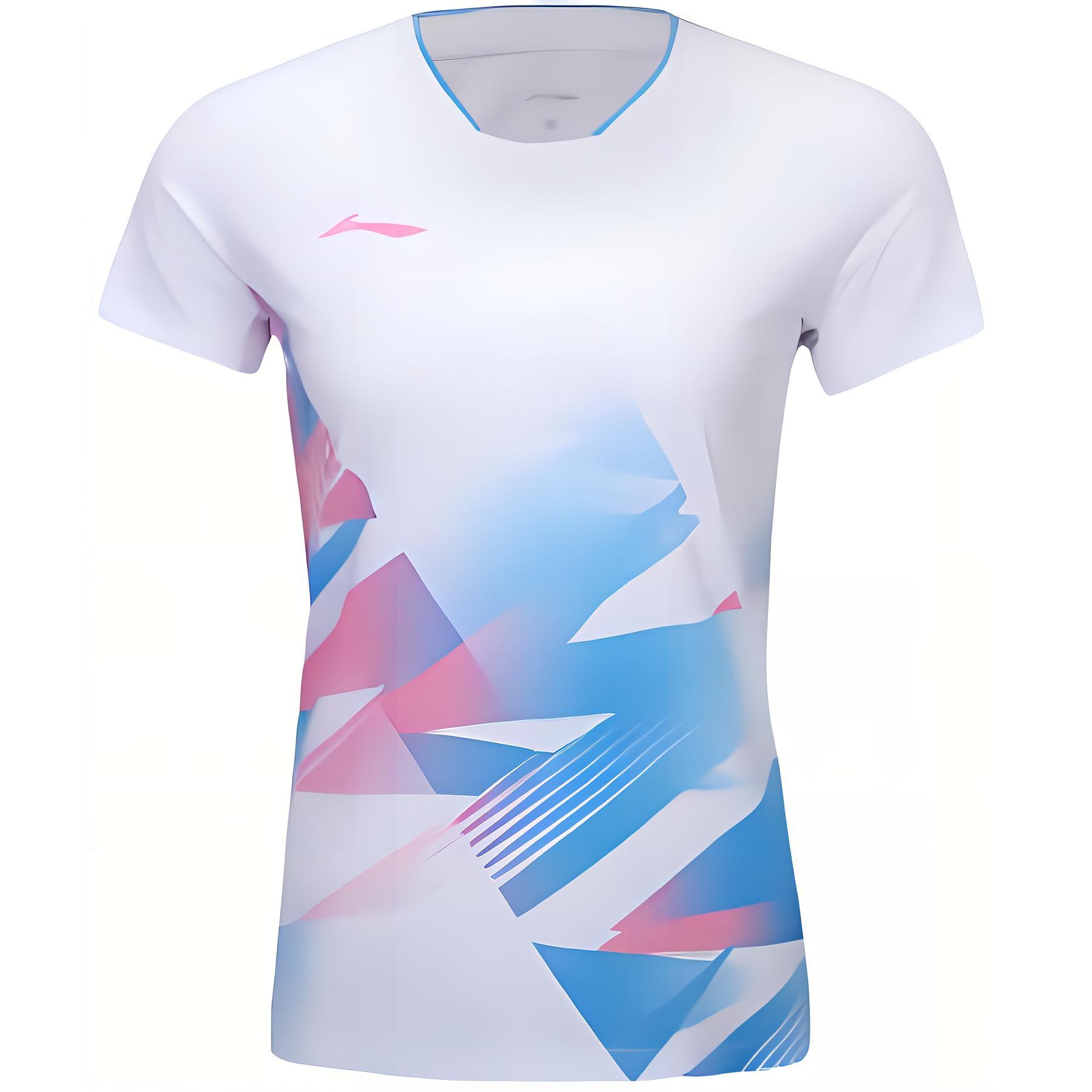 

LINING Футболка женская белая, Белый, LINING Футболка женская белая