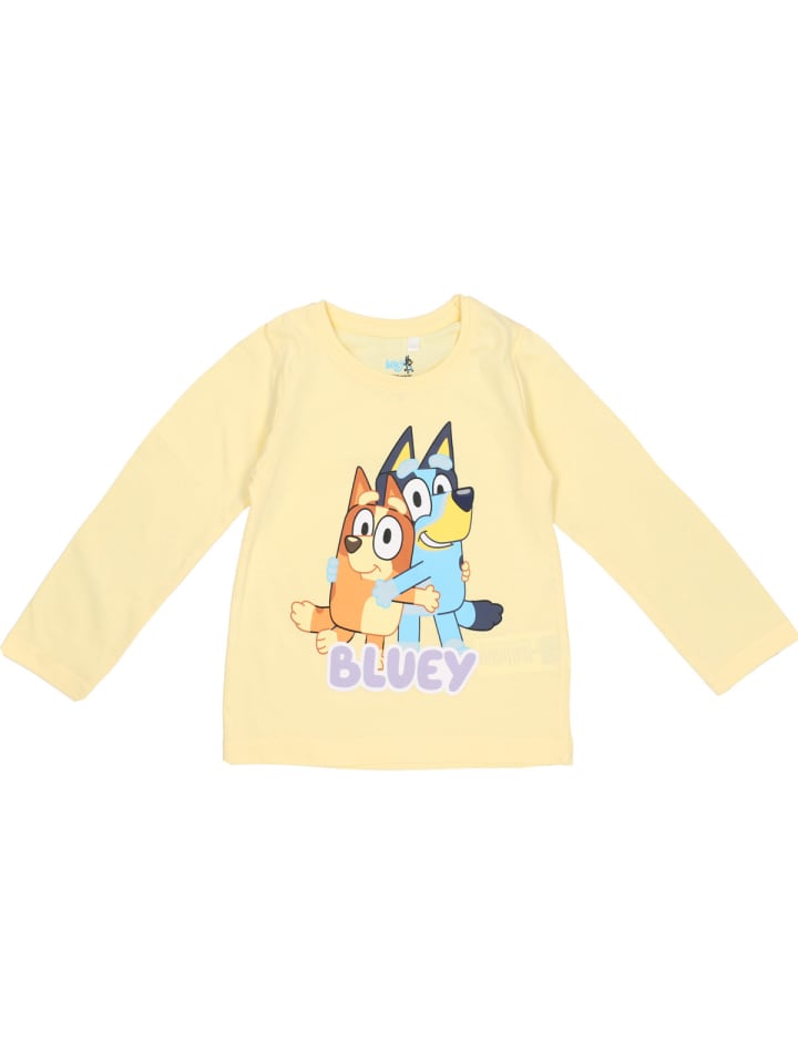 

Рубашка с длинным рукавом Bluey & Bingo в розовом цвете Bluey