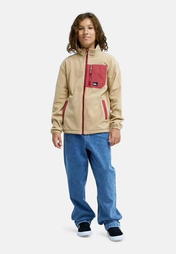Куртка из флиса ice fields fz y (ktp0) Quiksilver, Beige Red