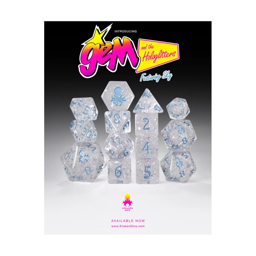 

Набор Poly — Gem and the Hologlitters с небом (14), Poly Sets - Glimmer