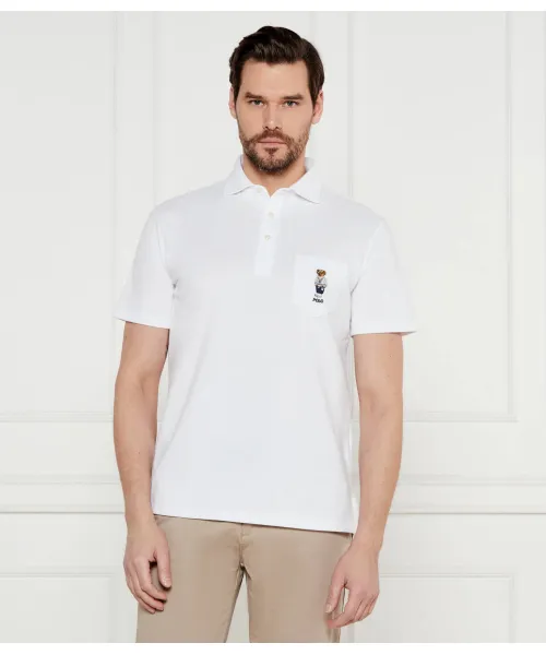 

Футболка поло Slim fit Polo Ralph Lauren, белый