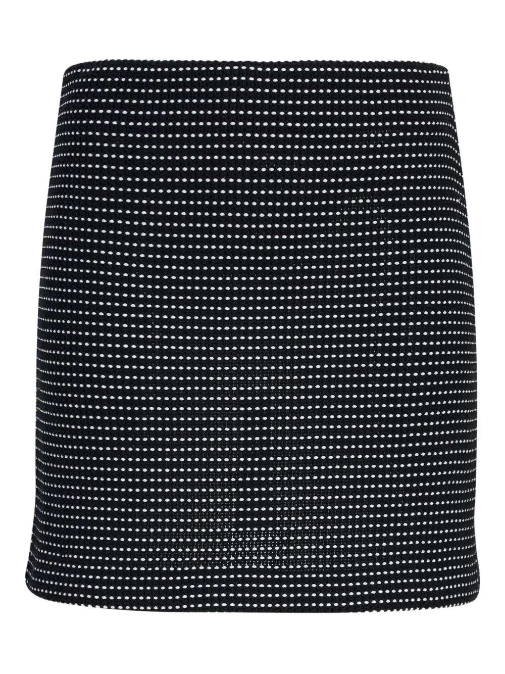 

Мини-юбка в горошек из твида Lawson Proenza Schouler White Label, черный