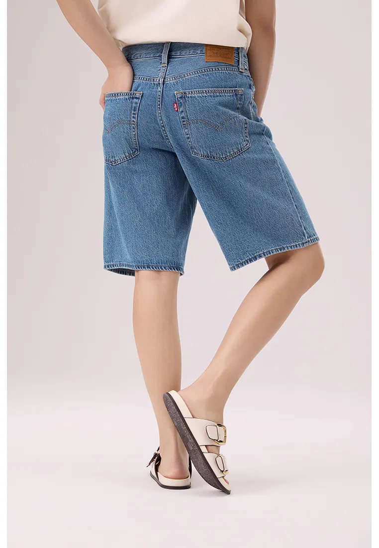 Джинсовые шорты, свободный крой, Levi's, мультиколор — фото 3