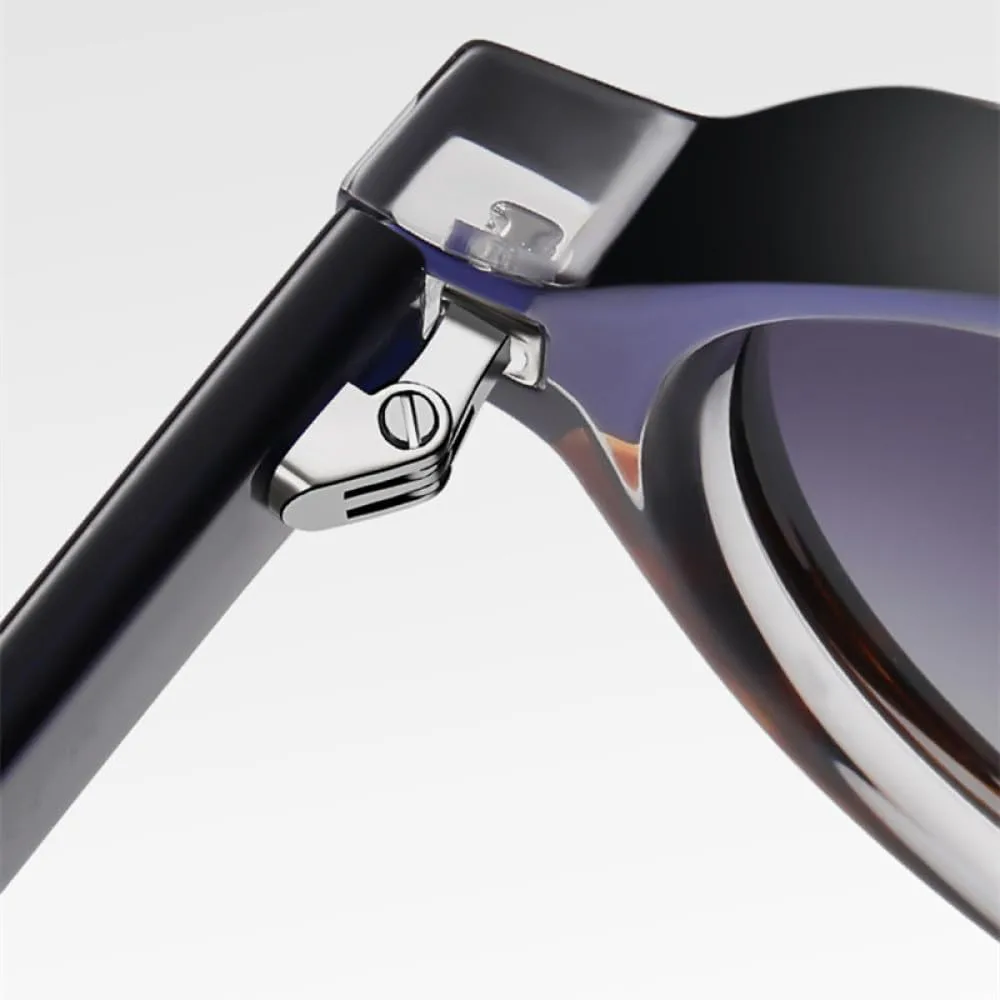 

Мужские солнцезащитные очки MUTYNE в стиле ретро, ​​круглые, модные, прозрачные, женские, роскошные, с заклепками, солнцезащитные очки UV400, Leopard Clear