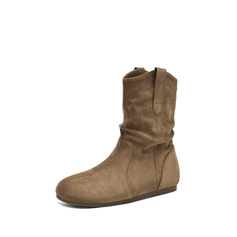 DAPHNE Женские черные зимние ботинки с подкладкой цвета хаки, цвет Fleece-Lined Khaki — фото 2