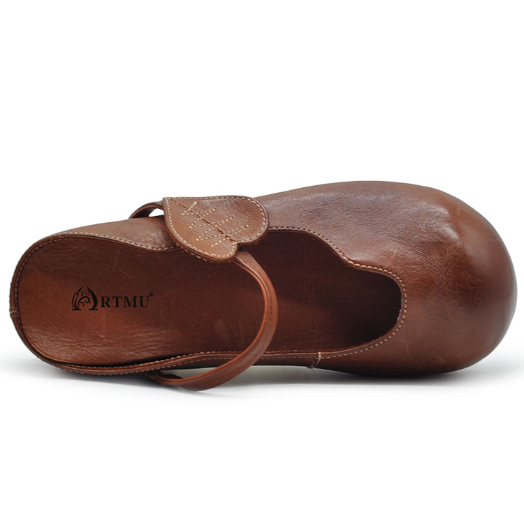 ARTMU Закрытые тапочки женские New Brown 77053-39, цвет New Brown 77053-39 — фото 2