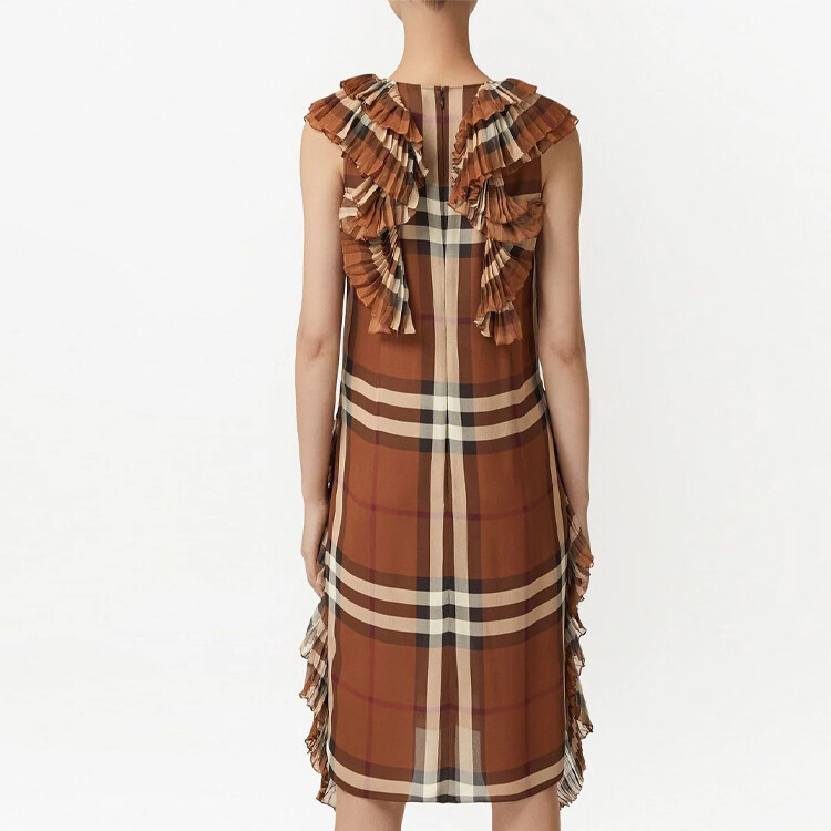 Платье женское Burberry без рукавов, хаки — фото 3