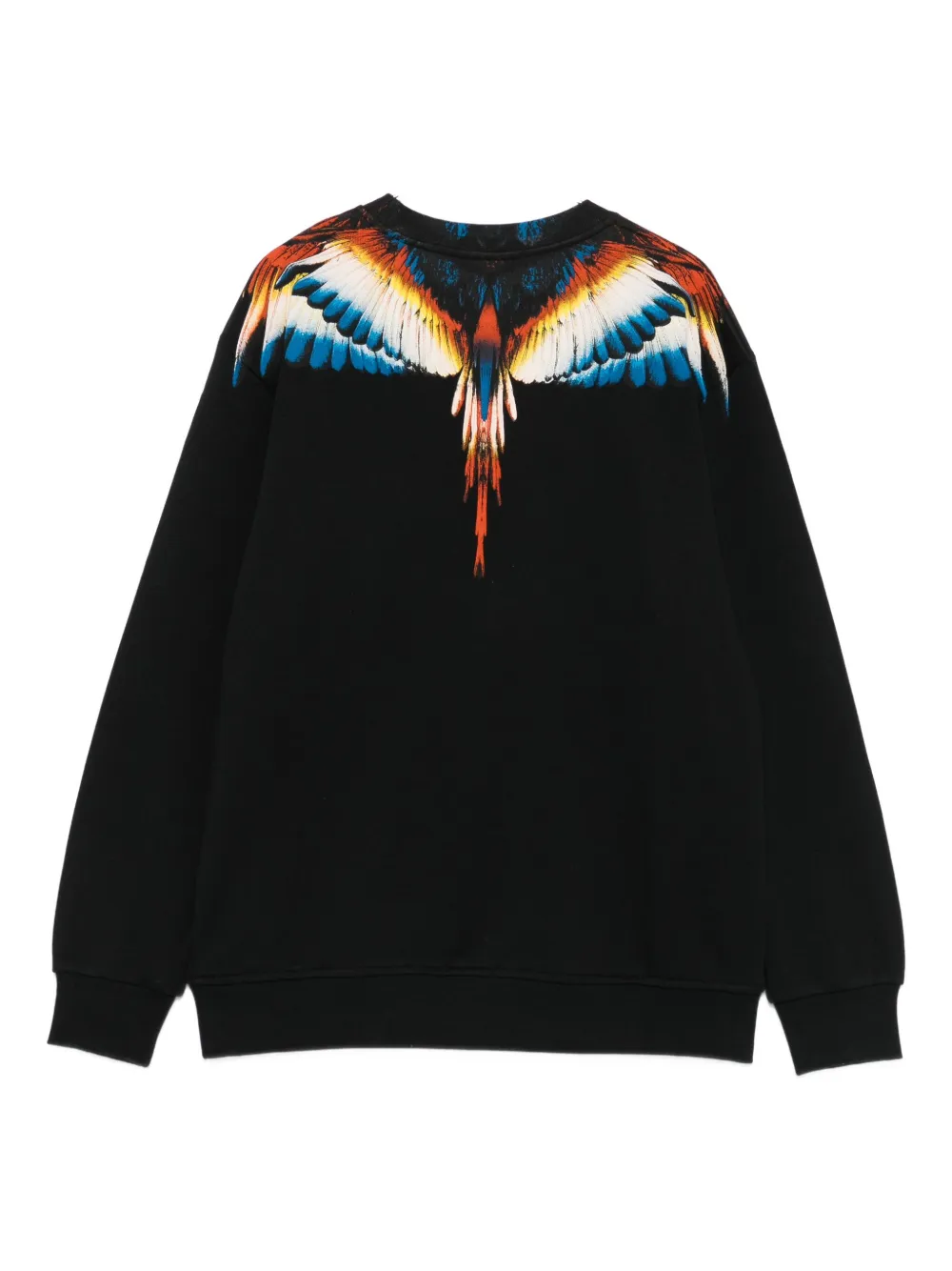Свитшот с принтом крыльев Marcelo Burlon County Of Milan Kids, черный — фото 2