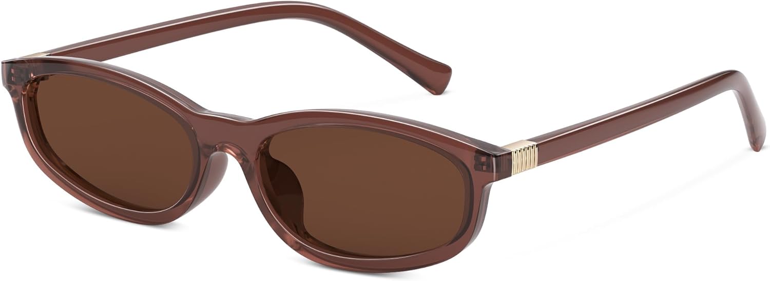 

Ретро поляризованные солнцезащитные очки для женщин и мужчин - модные солнцезащитные очки с защитой от УФ-излучения, легкие, в винтажном стиле ELITERA, 00-1pack-tea Frame Tea Lens