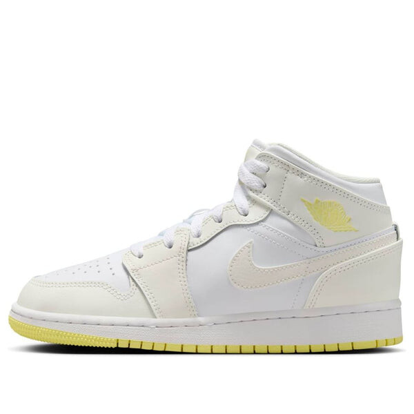 

Кроссовки 1 mid 'sail light laser orange' Air Jordan, мультиколор