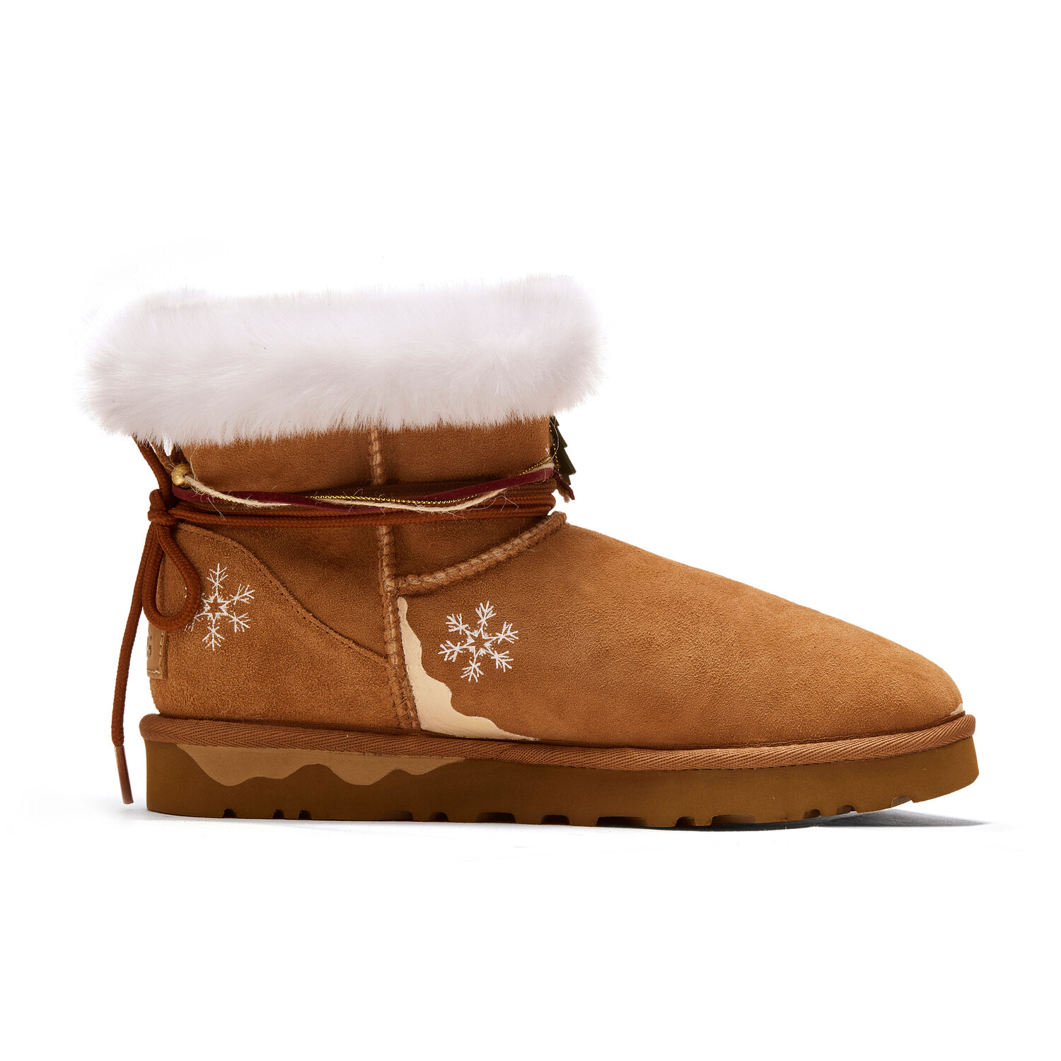 Классические мини-снежные ботинки Unisex UGG, snowfall christmas gift: vintage music box — фото 4