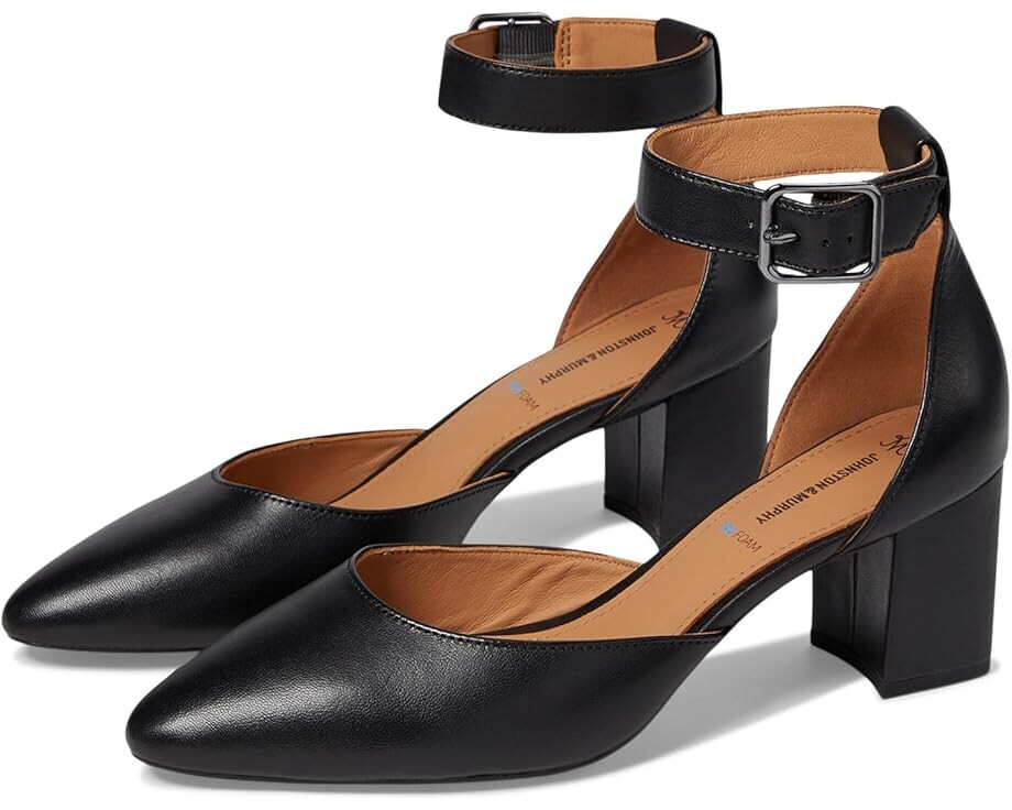 

Туфли Johnston & Murphy Vicki Ankle Strap, черный