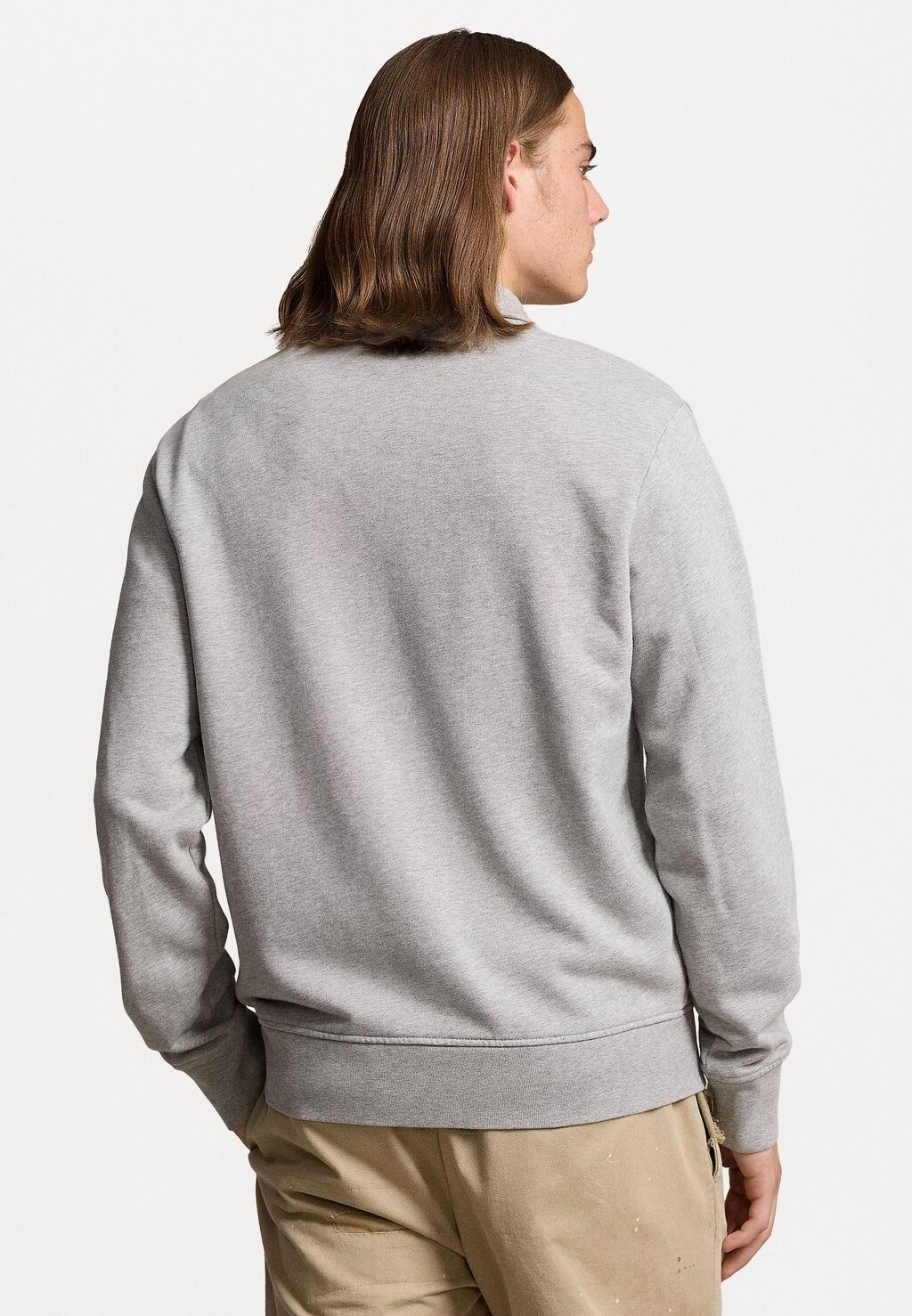 

Толстовка на молнии LOOPBACK FLEECE JACKET Ralph Lauren, светло-серый