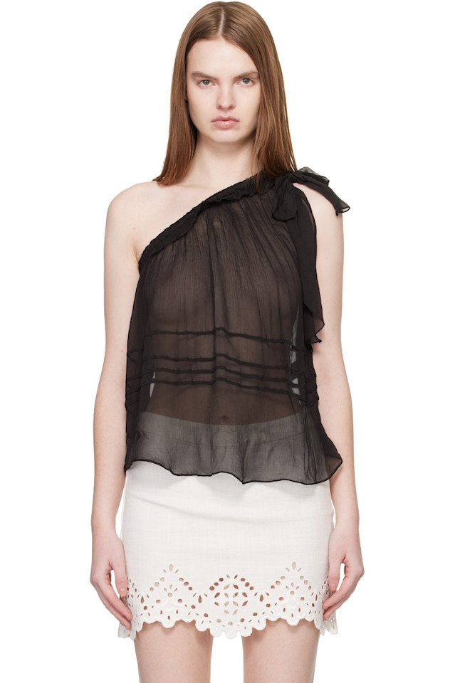 

Топ Лоева Isabel Marant Etoile, черный