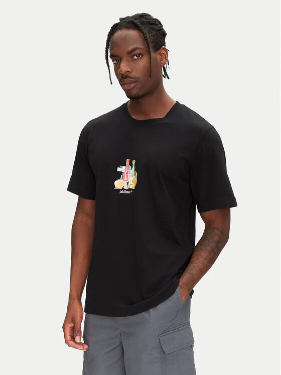 

Футболка обычного кроя Varenna 12273162 Jack&Jones, черный