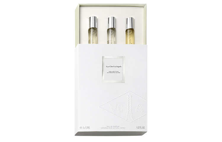 набор пробников парфюмерной воды ultimate collection Van Cleef & Arpels, royal amber 7.5ml+moonlight patchouli 7.5ml+apricot cedar 7.5ml — фото 2