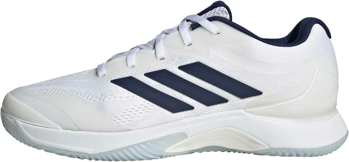 Кроссовки теннисные adidas Avacourt 3 Clay, белый/темно-синий/Crystal Sky
