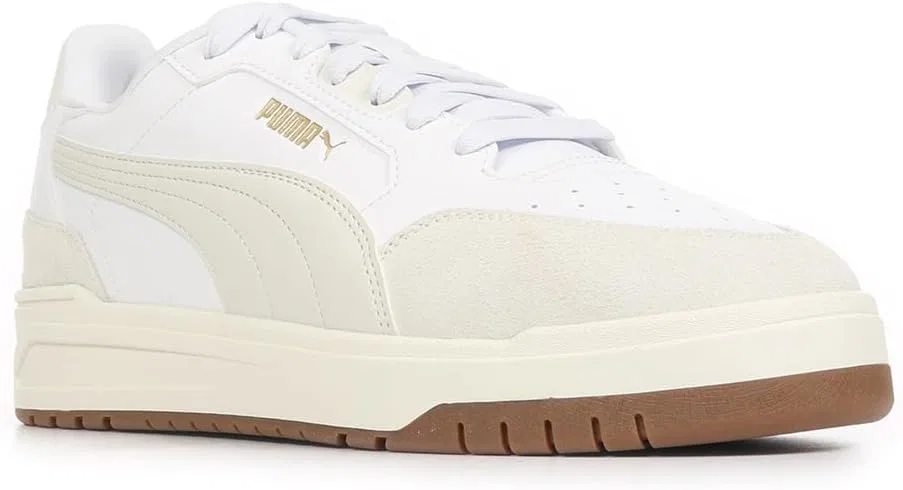 Кроссовки Puma Unisex Shuffle Downtown OG, Puma White Vapor Gray Puma Gold — фото 3