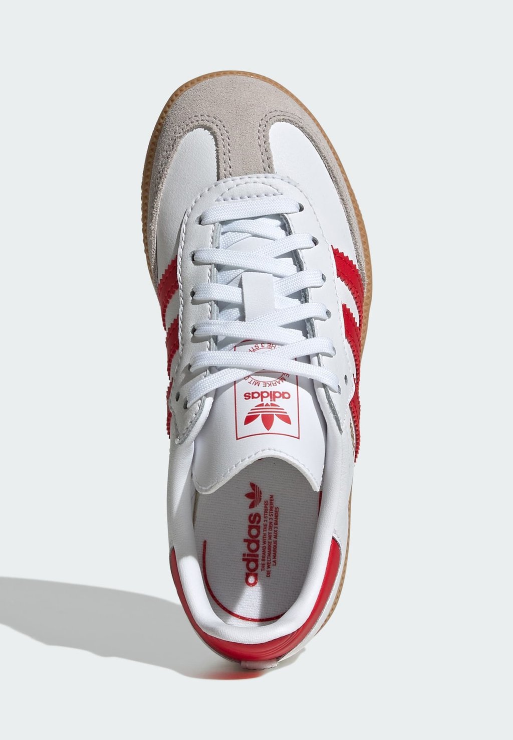 Кроссовки SAMBA UNISEX Adidas Originals, кремовый — фото 3