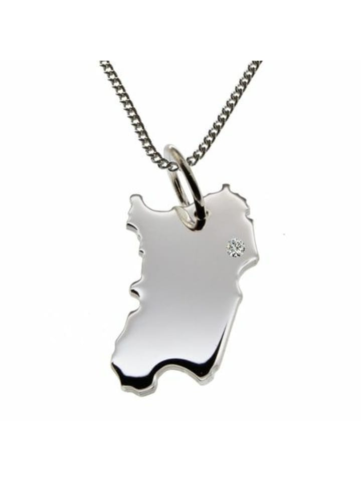 

Schmuckador Цепочка 50 см + Сардиния с бриллиантом из серебра 925 пробы