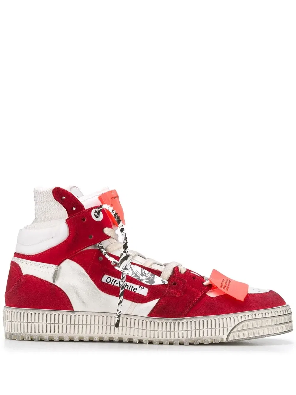 Высокие кеды Off Court Off-White, красный