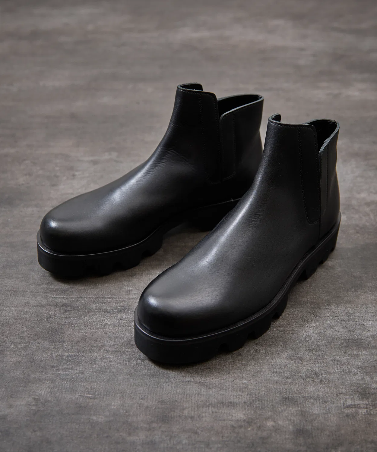 Ботинки PADRONE INNERGORE BOOTS с массивной подошвой, чёрные — фото 2
