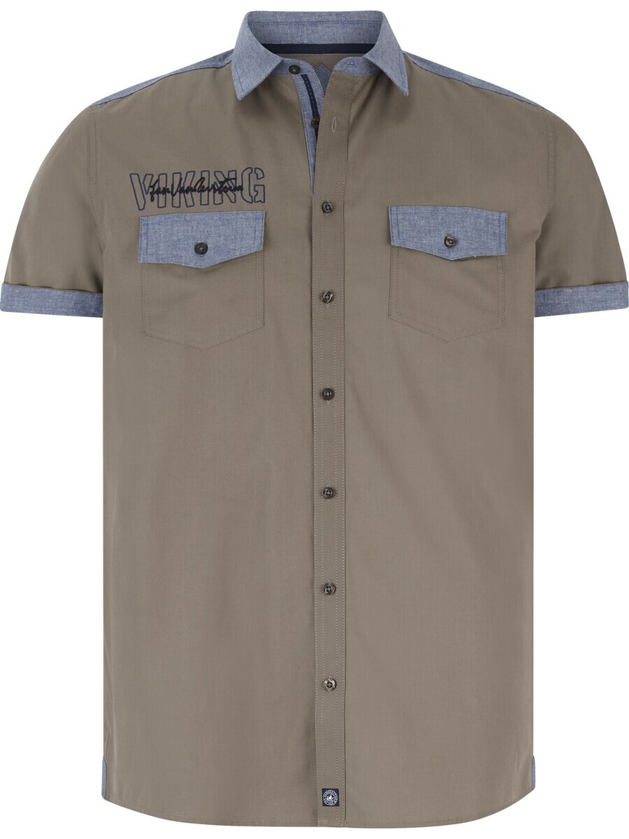 

Рубашка Jan Vanderstorm Comfort fit Button Up Herkko, бежевый